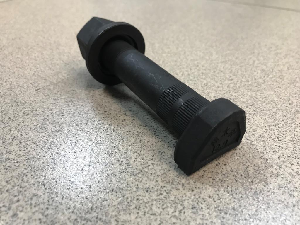 Болт колесный задний HOWO, SHAANXI F2000, (L=120 M23х1,5) с насечками