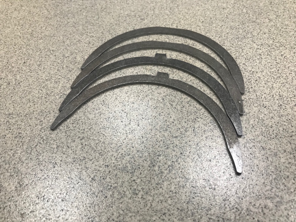 Полукольца коленвала WD-615, WP-10 (К-Т из 4шт)