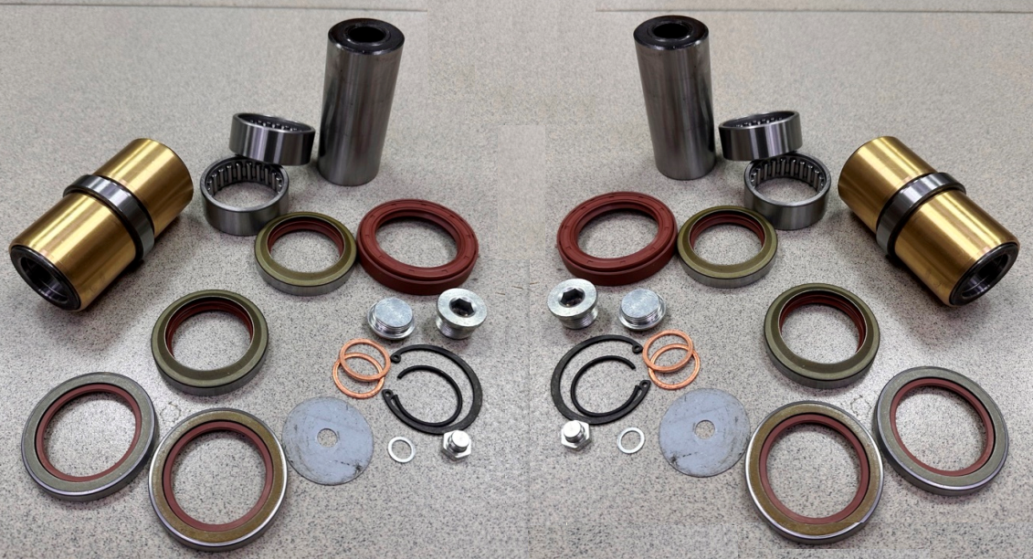 Шкворень SHAANXI Х-3000 6Х6 (на 1 ось) РЕМКОМПЛЕКТ LEO 600328А