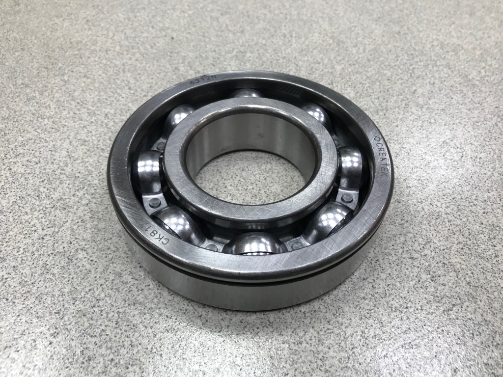 Подшипник проходного вала HOWO,SHAANXI (с проточкой) 6312N (50312) CREATEK