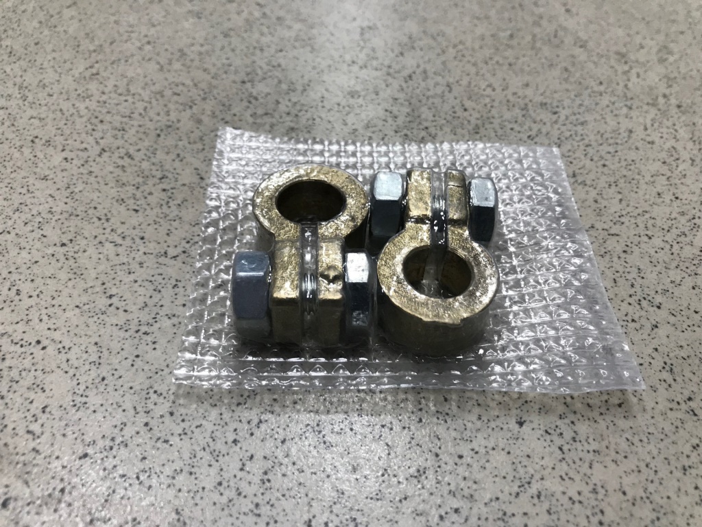 Клемма АКБ латунь усиленная