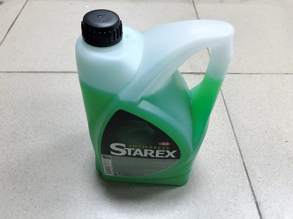 Антифриз 5кг (-40) зеленый Starex