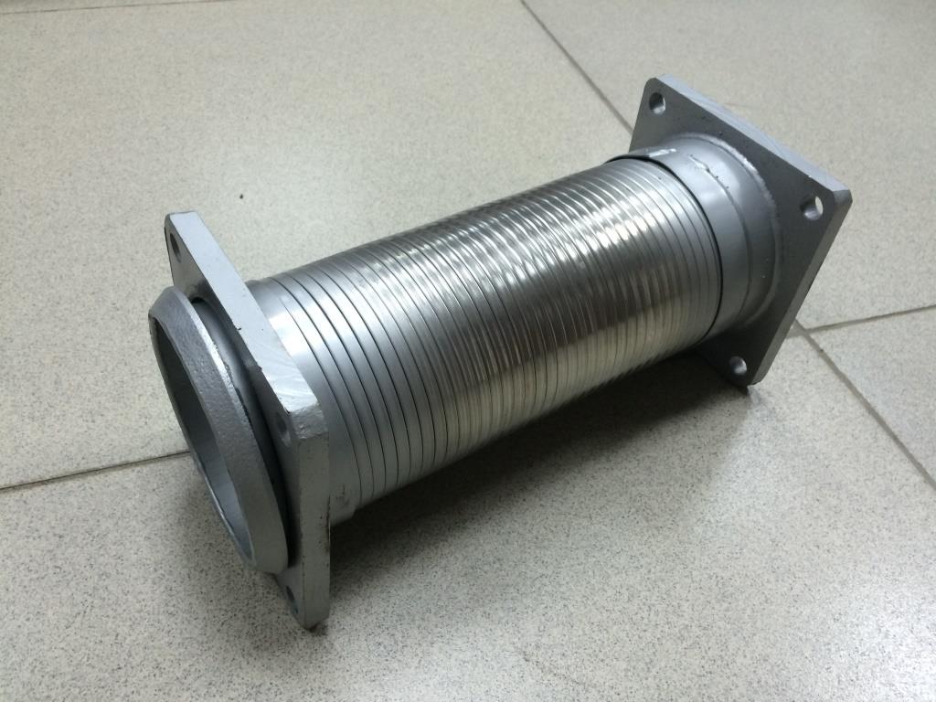 Гофра глушителя SHAANXI с фланцем L=330 Ф120мм