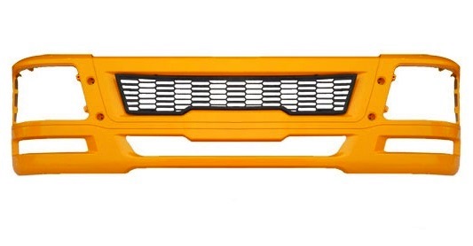 Бампер SHAANXI F3000 (цельная- металл-ЖЕЛТЫЙ)