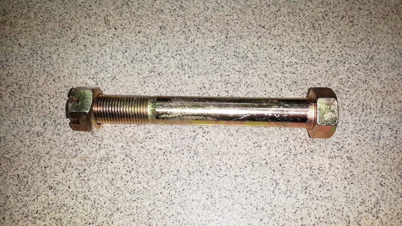Болт амортизатора подвески HOWO верхний длинный М16х1.5х130