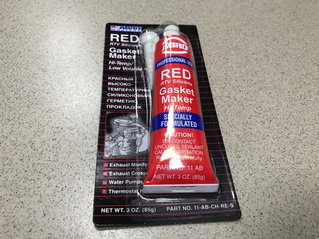 Герметик-прокладка 85 гр. (красный) АBRO 11АВ