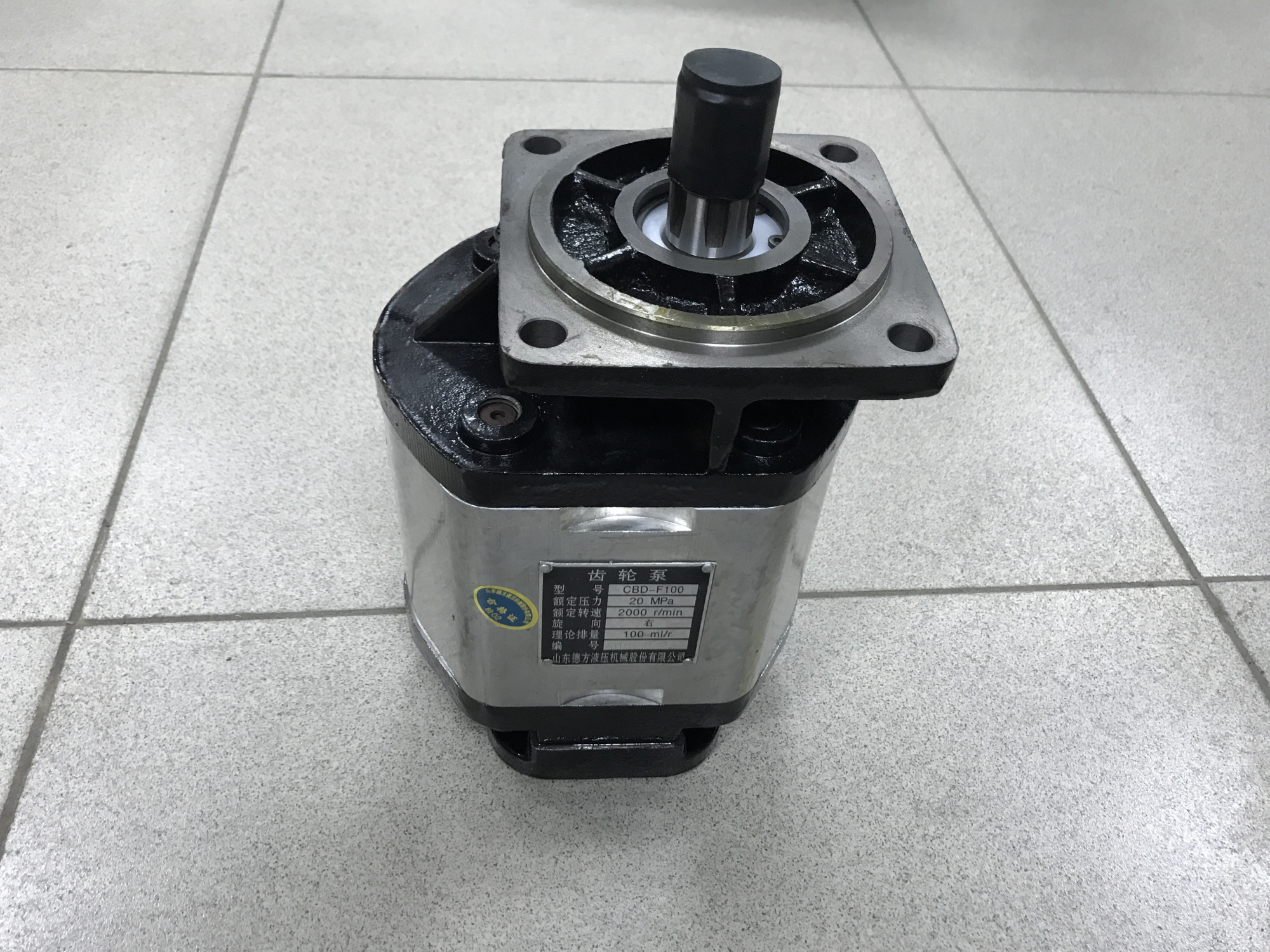 Насос подъема кузова HOWO CBD-F100