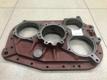 Крышка КПП 12JS160 задняя SHAANXI (без проточки)  