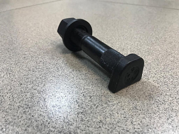 Болт колесный задний HOWO, SHAANXI F2000,M23х1,5 L=125 с насечками MALANG