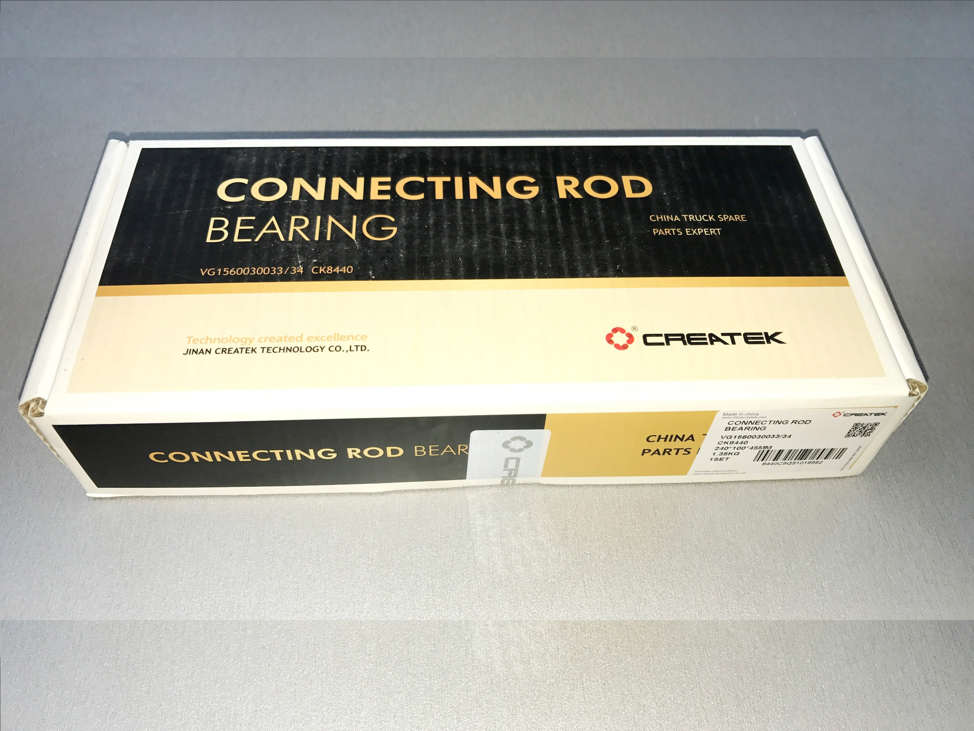 Вкладыши шатунные WD-615,WP-10 (CREATEK) (к-т) CK8440