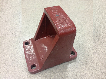 Кронштейн рессоры SHAANXI задний левый (125*170)