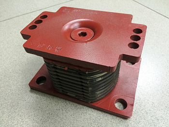 Подушка рессоры задняя HOWO (6 отверстий) ПОЛИУРЕТАН