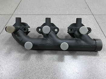 Коллектор выпускной WP10 SHAANXI передний