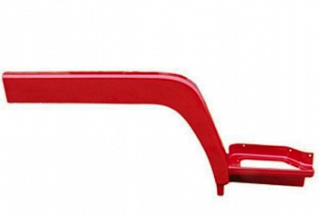 Крыло боковое с подножкой левая HOWO ЕВРО-2 (красная)