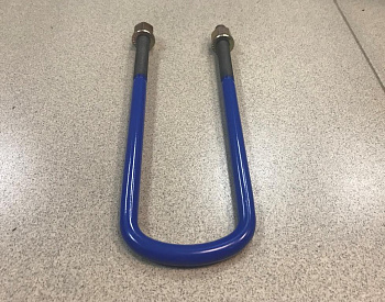 Стремянка HOWO.SHAANXI 18х340 передняя синяя