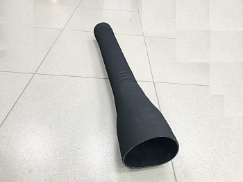 Патрубок от воздушного фильтра к ТКР SHAANXI d=110, D=150 LEO TRADE