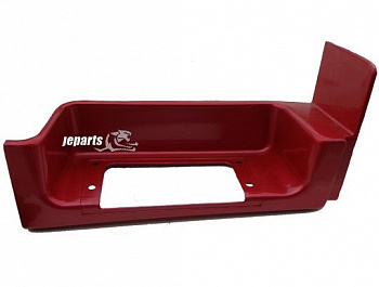 Подножка HOWO кабины со спальником левая (красная)