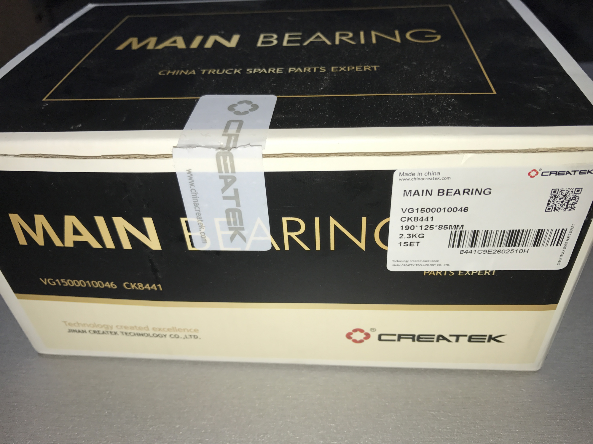 Вкладыши коренные WD-615,WP-10 (CREATEK) (к-т) CK8441