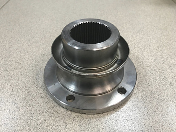Фланец редуктора HOWO, SHAANXI D=165, 4 отв, Н=90 (46 шлиц) 