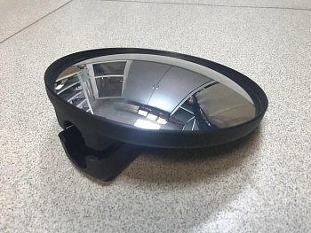Зеркало SHAANXI F3000 (под шарнир) D=220 сферическое (круглое) 
