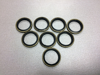 Кольцо соединительное d16 HOWO, SHAANXI (прорезиненое)