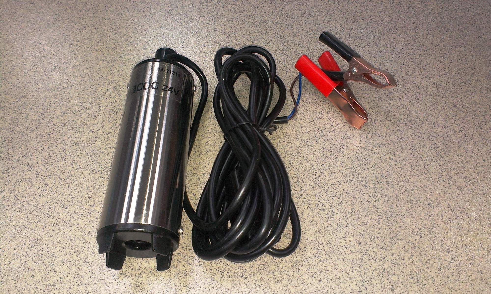 Насос для перекачки топлива погружной 24в. съемный фильтр