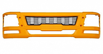 Бампер SHAANXI F3000 (цельная- металл-ЖЕЛТЫЙ)