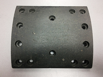 Накладка тормозная HOWO А7 задняя К-Т на 1- ну колодку (2 шт)