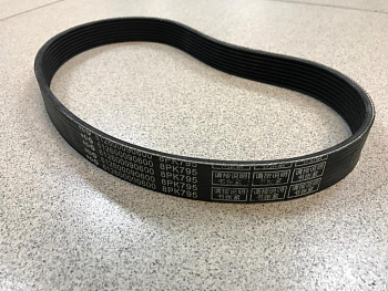 Ремень 795-8PK генератора SHAANXI WР-10 ЕВРO-3