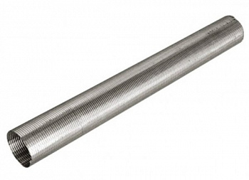 Гофра d-110 мм. L-1000 мм (оцинкованная)
