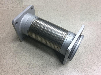 Гофра глушителя SHAANXI с фланцем L=275 Ф105мм 